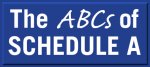 ABCs of Schedule A ABCs of Schedule A