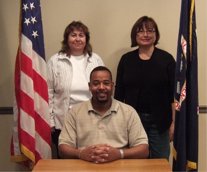 Stephen B. Peters with EEOC Attorneys Loretta Medina and Veronica Molina