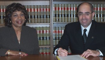 District Director Bernice Williams-Kimbrough and Brett Rawitz