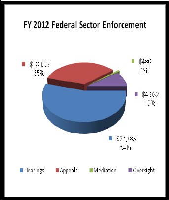 FY 2012 Federal Sector Enforcement - data in preceding table