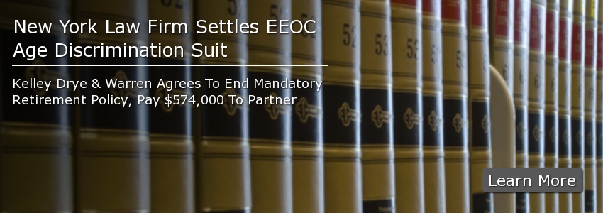 New York Law Firm Settles EEOC Age Discrimination Suit