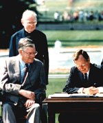 Signing of the ADA