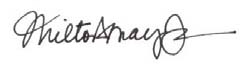 Signature of Milton Mayo