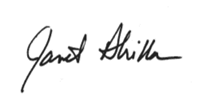 Signature of Chair Janet Dhillon