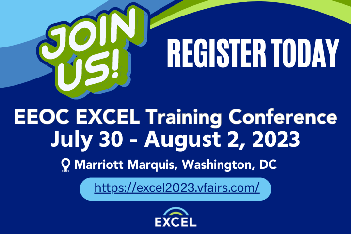 2023 EXCEL Training Conference July 30 - August 2 Register Today