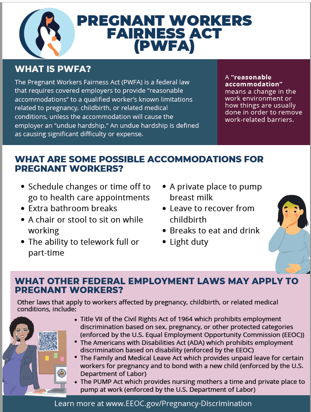 What does Pregnant Workers Fairness Act mean for federal employees?