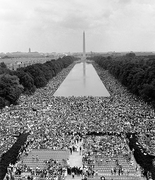 March on Washington, view of crowd