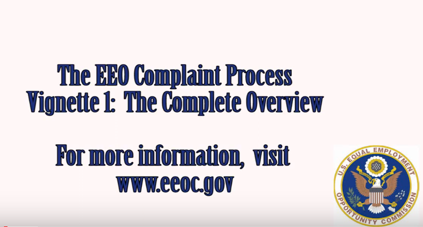 Federal EEO Complaint Process Vignette 1 The Complete Overview