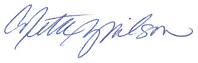 Signature of Colette Wilson