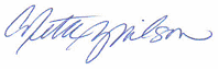 Signature of Colette Wilson